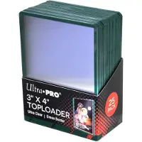 Ultra pro Toploader - Groen (25 stuks)