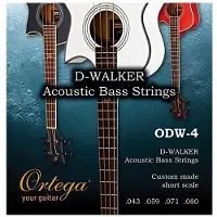Ortega ODW-4 snarenset akoestische short scale basgitaar
