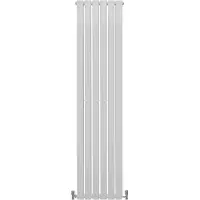 Monster Design Radiator Sierradiator Verwarming - Wit - 1800 mm x 420 mm - Inclusief Schoonmaakborstel + Bevestigingsset - Plat Verticaal
