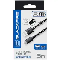 Ardistel Blackfire PS5 3M USB-C kabel, zwart. Kleur: zwart. Eén maat