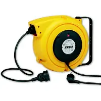 Usorteret ZEEL4315/GS Kabelhaspel Met PVC Kabel 3 Stroomgeleiders - H05VVF - 3x1.5mm² - 14+1m