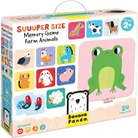 Banana Panda superformaat memo spel boerderijdieren 2+