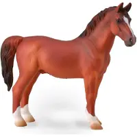 Collecta Figuurtje van een roodbruine Hackney-hengst, modelnummer 88915
