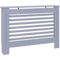 vidaXL Radiatorombouw 112x19x81,5 cm MDF antraciet