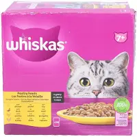 Whiskas Senior Multipack Gevogelte Selectie in Saus 24 x 85 gr