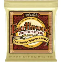 Ernie Ball 2013 Earthwood 12-String Custom Light 80/20 Bronze (010-048) snarenset voor 12-snarige akoestische westerngitaar