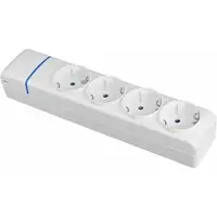 Merkloos 4-voudige Stekkerdoos zonder Schakelaar Solera 8004p 250 V 16 A