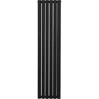 Monster Ovale Kolomradiator - 1600mm x 360mm - Zwart