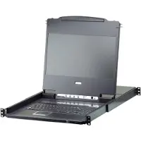 Aten CL6708MW rack console 43,9 cm (17.3") Zwart 1U
