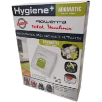 Tefal ZR200540, Stofzuigzak, Cilindrisch, Zwart, Wit, Kunststof, , RO3171EA, RR8585WH, RR8587WH, RO6136EA, RO4933EA, RO6189EA, RO3955EA, RO6821EA, RO6885EA, ...