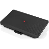 Hjh OFFICE PIEDINO STRIPE PRO - Voetensteun Zwart