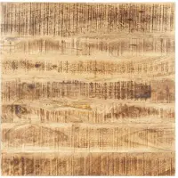 vidaXL Tafelblad 15-16 mm 60x60 cm massief mangohout