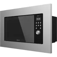 Cecotec Inbouwmagnetron GrandHeat 2000, roestvrij staal, zwart, 20 liter, grillfunctie, 700 W