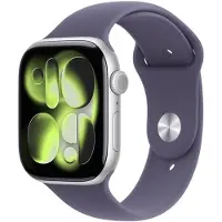 Apple Watch Series 11 Aluminium 46 mm (2025) | GPS | zilver | Sportbandje M/L | mistviolet