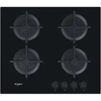 Whirlpool AKT 616/NB Zwart Ingebouwd 60 cm Gaskookplaat 4 zone(s)