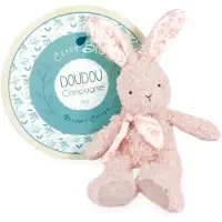 Doudou et Compagnie Biologisch konijntje,roze 25cm (24 cm)