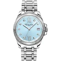 Thomas Sabo Kwartshorloge DIVINE Armbandhorloge, dameshorloge, mineraalglas met saffiercoating, roestvrij staal armband