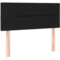 vidaXL Hoofdbord 90x5x78/88 cm stof zwart