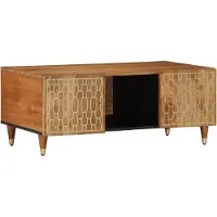 vidaXL Salontafel 100x54x40 cm massief mangohout