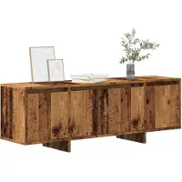 vidaXL Tv-meubel 120x30x40,5 cm bewerkt hout oud houtkleurig