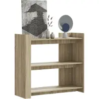 vidaXL Wandtafel 100x35x90 cm bewerkt hout sonoma eikenkleurig