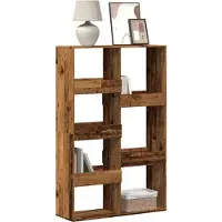 vidaXL Boekenkast 100x33x155,5 cm bewerkt hout oud houtkleurig