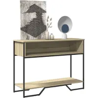 vidaXL Wandtafel 100x35x74,5 cm bewerkt hout sonoma eikenkleurig