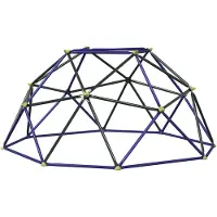 vidaXL Klimdome voor kinderen Blauw 8FT zonder Glijdende Staal