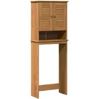 vidaXL Toiletkast VIGO Bruin en Honingbruin 60 x 27 x 161 cm