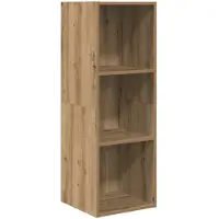 vidaXL Tv-meubelset 37 x 37 x 107 cm Artisan Eiken Bewerkt hout