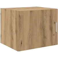 vidaXL Wandkast artisanaal eikenkleurig 50 x 42.5 x 40 cm Bewerkt hout