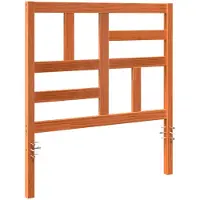 vidaXL Bed Hoofdbord Wasbruin 105,5 x 4 x 104 cm Massief grenenhout