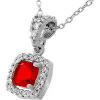 Orphelia 'Faustine' Dames 925 Sterling Zilveren Ketting met Hanger - Zilver ZH-7199/RE