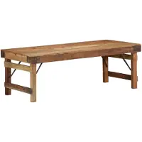 vidaXL Salontafel Bruin 110 x 55 x 40 cm Massief Gerecycleerd Hout