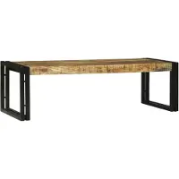 vidaXL Salontafel 2 st Bruin 48 x 40 x 40 cm Massief Mango Hout