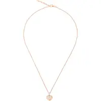 Orphelia 'Anni' Dames 925 Sterling Zilveren Ketting met Hanger - Zilver/Roze zh-7368 RG