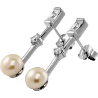 Orphelia 'Maxime' Dames 925 Sterling Zilveren Oorbellen - Zilver ZO-7514