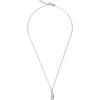 Orphelia 'Gigi' Dames 925 Sterling Zilveren Ketting met Hanger - Roze ZH-7438