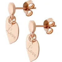 Orphelia 'Liliana' Dames 925 Sterling Zilveren Oorbellen - Roze ZO-7187/RG