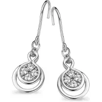 Orphelia Dames 925 Sterling Zilveren Oorhangers - Zilver ZO-5119