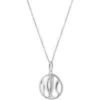 Orphelia Dames 925 Sterling Zilver Ketting met Hanger - Zilver ZH-4768