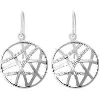 Orphelia 'Amabella' Dames 925 Sterling Zilveren Oorbellen - Zilver ZO-7098