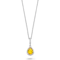 Orphelia Dames 925 Sterling Zilveren Ketting met Hanger - Zilver ZH-7226/CI