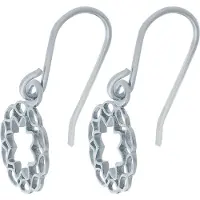 Orphelia 'Jasmine' Dames 925 Sterling Zilveren Dangle Oorbellen - Zilver ZO-7076