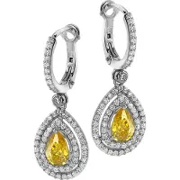 Orphelia 'Ellen' Dames 925 Sterling Zilveren Oorbellen - Zilver ZO-7048