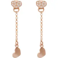 Orphelia 'Elisa' Dames 925 Sterling Zilveren Oorbellen - Roze ZO-7381