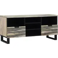 vidaXL TV Eenheden 100 x 33 x 46 cm Wit Bewerkt hout