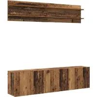 vidaXL TV Eenheden 6 st Oud hout Bewerkt hout