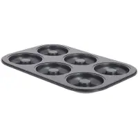 De Buyer Plaque pour 6 mini 8 cm savarins - - Gris - Acier