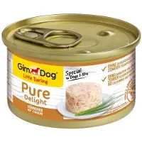 Gimdog little darling pure delight kip - 12x85 gr - Natvoer Hond
